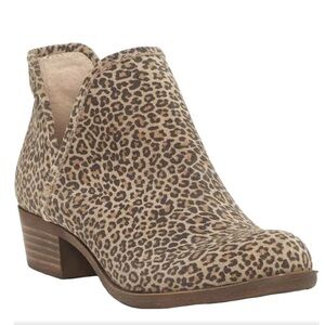 Lucky Brand Leopard Print Baley 2 Ankle Booties